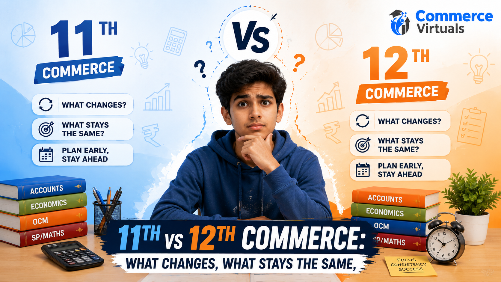 11th vs 12th Commerce: What Changes, What Stays the Same, and How to Prepare Early
