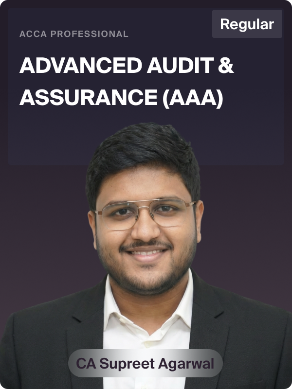 Advanced Audit and Assurance (AAA)