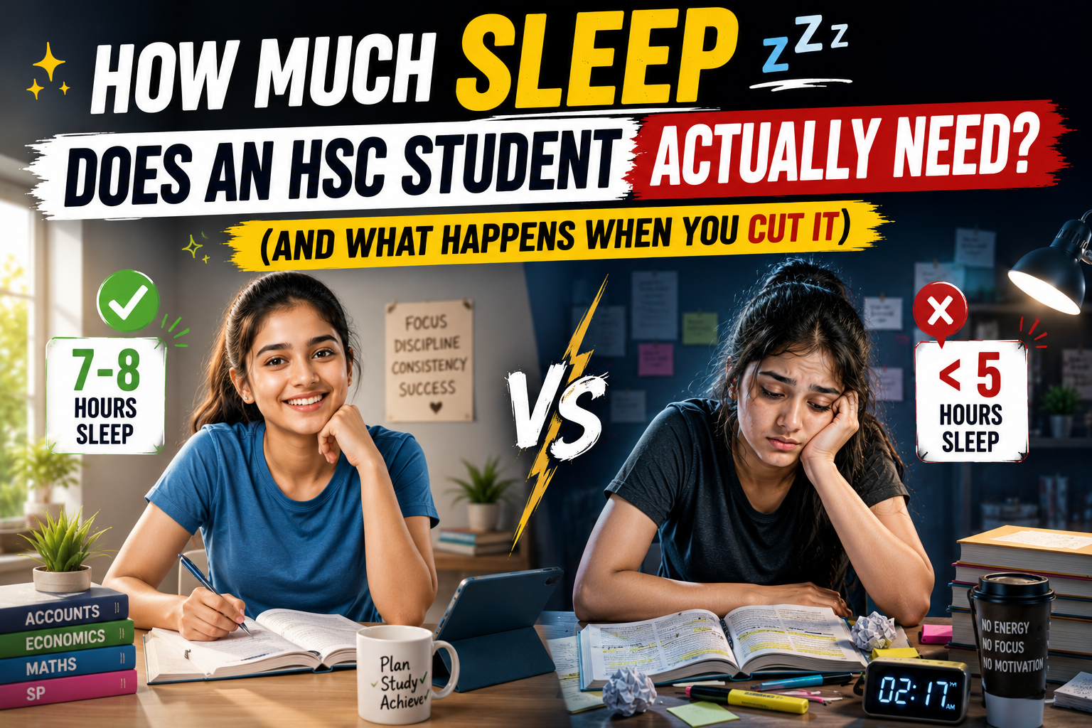 How Much Sleep Does an HSC Student Actually Need? (And What Happens When You Cut It)