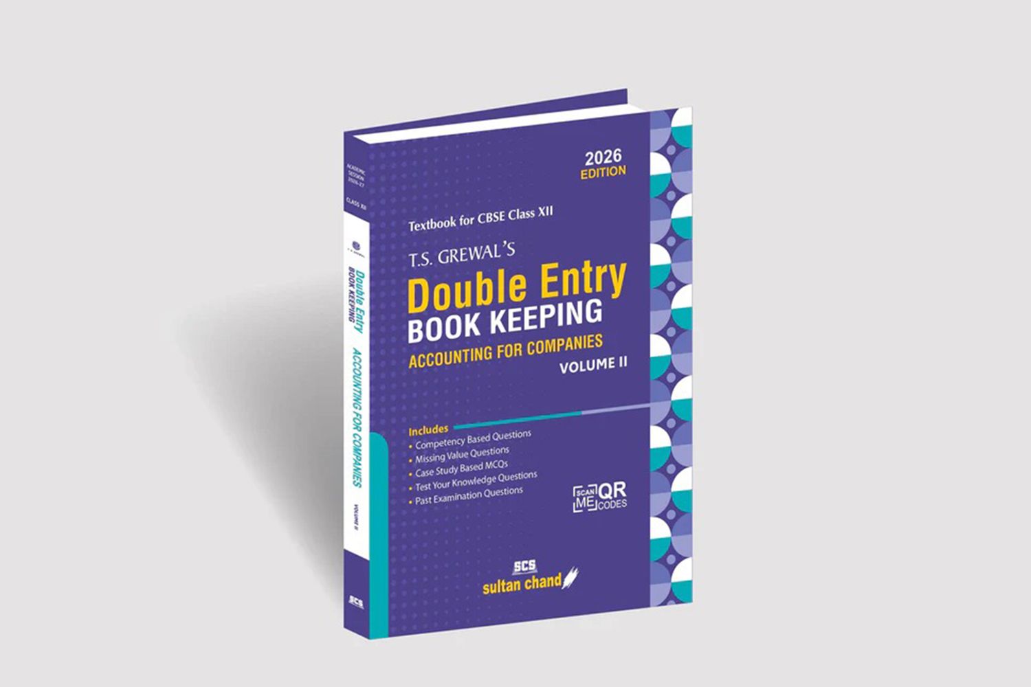 CBSE Class 12 Accountancy - Double Entry Book Keeping (Vol. II) Textbook (2026-27)