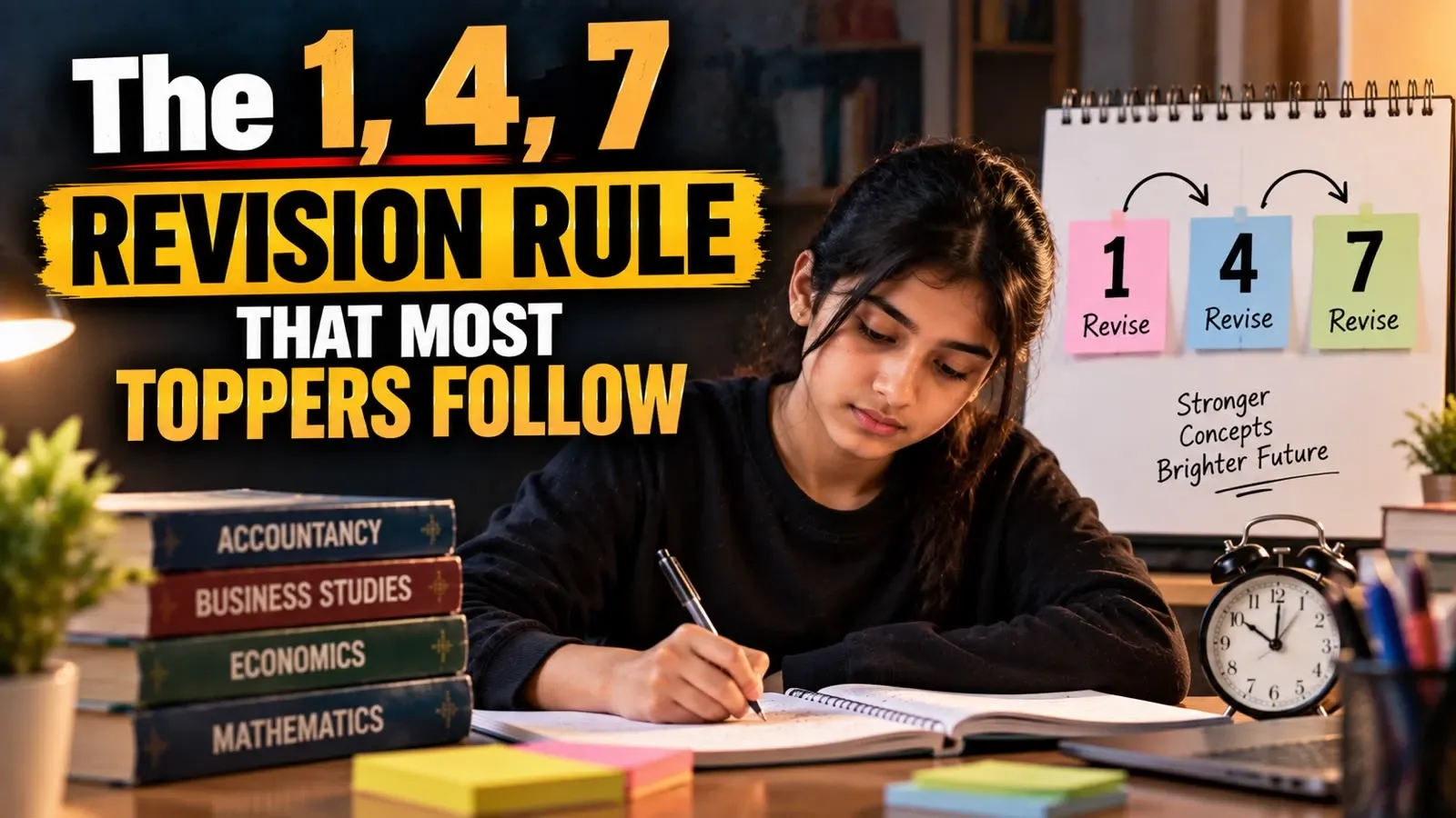 The 1, 4, 7 Revision Rule That Most Toppers Follow