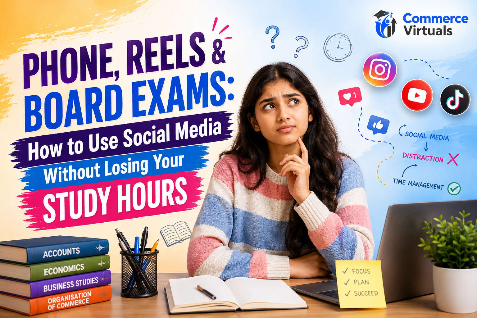 Phone, Reels & Board Exams: How to Use Social Media Without Losing Your Study Hours