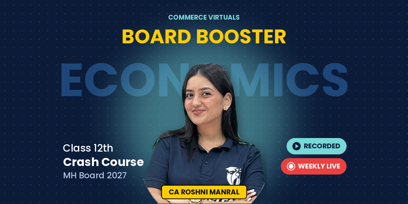 Economics Board Booster Class 12th Maharashtra 2027 – Prelims Special